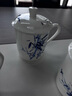 潇毅艾 景德镇陶瓷茶杯带盖家用杯喝茶杯青花瓷器办公杯子 松鹤延年 实拍图