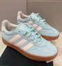 adidas「T头鞋」STADT经典时尚薄底运动板鞋男女阿迪达斯三叶草   绿色/乳白色/树脂黄(女生买小半码)   39 实拍图
