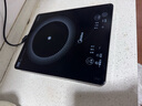 美的（Midea）电磁炉带锅套装可选单锅/双锅大火力家用大功率电磁灶电火锅一体可选可煮小米粥 【一体大面板】170MM发热盘 实拍图