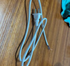 广昌兴（G.C.X）国标电源线两芯裸尾带两项插头两孔220V10a电器自接线电气设备内配线2芯0.75平方铜 白色 1米 实拍图