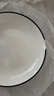 唯铭诺陶瓷餐具碗碟套装碗筷家用 网红日式黑线简约 钻石7英寸盘子4只装 实拍图