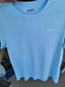 特步（XTEP）童装儿童夏季短袖针织衫短T中大童男童透气速干运动休闲T恤 天际蓝【9012】 150 cm 实拍图