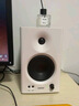 漫步者（EDIFIER）MR4 有源监听2.0音箱  HIFI音质 多媒体电脑电视音响 桌面音响 白色 实拍图