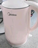 美的（Midea）电热水壶家用电水壶烧水壶 双层防烫 0涂层食品级304不锈钢 1500W快速沸腾 1.7L大容量 HJ1705 实拍图