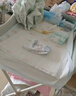 babycare尿布台多功能可折叠新生儿护理台抚触洗澡便携婴儿床-温特绿 实拍图