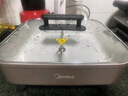 美的（Midea）电火锅 鸳鸯锅 火锅专用锅 电煮锅煎烤涮肉一体锅 多功能锅6L火锅锅 DY3030Easy102 实拍图