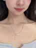 缔晶蝴蝶999银项链女款2026新款轻奢高级感锁骨链吊坠生日礼物送女友 实拍图
