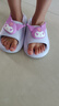 猪爸爸儿童拖鞋女童夏季2025新款室内防滑6-12岁三丽鸥宝宝亲子拖鞋紫20 实拍图