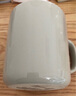 无印良品（MUJI）炻瓷 马克杯 家用水杯 陶瓷杯 咖啡杯 办公室 米灰色  500ml 实拍图