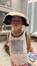 【全网爆款】防晒帽女士网红贝壳帽遮阳帽户外空顶帽太阳帽 米色 实拍图