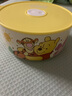 迪士尼高颜值轻奢陶瓷保鲜碗饭盒高颜值卡通精致女生儿童家用饭碗 轻奢维尼保鲜碗大号 实拍图