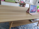修乐茶几客厅家用简约现代小户型茶台简易卧室出租屋创意多功能小桌子 【双层-月牙款】枫樱木色120cm 实拍图
