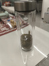 希诺抗菌玻璃杯双层商务办公车载水杯男高档泡茶杯子XN-9303 360mL 实拍图