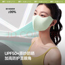 蕉下（beneunder）防晒口罩女四季防风防尘护脸高颜值口罩护眼角骑行遮阳25新品 【换洗两件套】漫暮黑+高山灰 实拍图