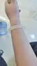 周六福（ZLF） 白月光玉髓手镯宽条白透新中式国风送生日礼物中秋礼物送女友 手镯58mm 实拍图