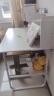 悦美妙电脑桌台式学生简易书桌书柜书架一体写字桌子家用办公学习桌 【单桌款】暖白色100*60cm 实拍图
