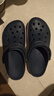 crocs卡骆驰洞洞鞋贝雅卡骆班轻便耐磨一脚蹬休闲鞋|205089 深蓝/辣椒红-4CC 41 /42(260mm) 实拍图