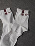 浪莎（LangSha）袜子男士纯棉中筒袜秋冬天防臭吸汗运动袜全棉白色四季中厚款男袜 秋冬【中厚黑色5双】100%棉 39至44码 实拍图