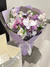 依醉美紫罗兰蝴蝶兰混搭紫玫瑰花束全国鲜花速递同城送闺蜜女友生日 【主图推荐】9朵海洋之歌蝴蝶兰花束 实拍图