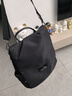 袋鼠【袋鼠正品】防盗包包2025新款女包时尚休闲百搭多功能双肩包背包 黑色（送手包礼袋） 小号【高33*宽32*厚15】 实拍图