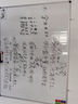 得力（deli） 悬挂白板 可磁性吸附白板 易擦易写 办公会议白板教学儿童画板 悬挂式写字板黑板 白板配件套装33313（白板笔+板擦+磁钉） 实拍图