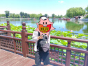 靓魅姿防晒帽子套装全护脸面罩冰袖夏季遮阳帽户外冰丝防晒三件套男 黑色 （帽子+冰袖+面罩） 实拍图