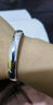 云金丽银手镯999足银民族风心经光面开口实心银镯子实用送妈妈生日礼物 实拍图