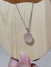 饰界情收藏级天然水晶莫桑比克吊坠粉水晶项链锁骨链女送对象生日礼物 约12mm【粉水晶收藏级】 实拍图
