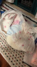 全棉时代新生婴儿连体服纱布和袍初生宝宝睡衣婴幼儿爬爬服 雾灰蓝+云中游乐园 66cm【建议3-6个月】 实拍图