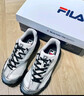 斐乐（FILA）【杨幂同款】跳跳鞋丨女鞋夏季透气芭蕾鞋德训鞋薄底休闲鞋 黑/南极灰-SM 35.5 实拍图