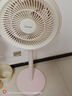 美的（Midea）【清新简约】家用定时空气循环扇摇头立式电风扇轻音节能落地扇宿舍桌面小型风扇空调伴侣FGA24TYR 实拍图