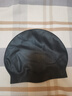 361°游泳帽男女士成人防水大号护耳舒适不勒头专业硅胶训练泳帽 黑色 实拍图