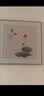 新中式餐厅装饰画饭厅原木风挂画茶室客厅厨房餐边柜墙面书房壁画 随机发一个 40*40cm 布纹理面+35MM加厚铝合金金框 实拍图