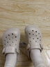 crocs卡骆驰蜗轮洞洞鞋|208776 水泥灰-160 36/37(220mm)  实拍图