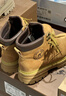 骆驼（CAMEL）【山越】高帮户外工装靴短靴登山鞋踢不烂大黄靴女马丁靴 L23W076036戈壁土黄 35 实拍图
