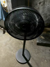 海尔（Haier）电风扇落地扇家用七叶轻音立式大风力风扇广角摇头自然柔风循环风扇宿舍节能省电落地式风扇 黑色/7叶遥控加高加大HFS-Y3547A 实拍图