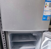 奥克斯小冰箱家用小型迷你冷藏冷冻两用出租房宿舍用节能省电寝室办公室电冰箱 【全国联保】56A176D银【节能省电】 实拍图