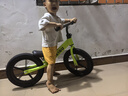 贝趣儿童平衡车1-3-6-12岁宝宝滑步车无脚踏小孩自行车男孩两轮滑行车 【升级充气轮】 14寸 亮绿 ＋骑行大礼包 2-5岁幼儿女孩圣诞节新年礼物 实拍图