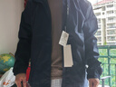 棉致冲锋衣户外秋冬季三合一夹克登山服男女防风防水外套男 蓝色-男女同款（春秋款） 2XL （130-145斤） 实拍图