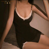 洛蔓希 情趣内衣女 诱惑性感睡衣女吊带裙居家服女简约蕾丝情趣睡裙丁字裤套装 实拍图