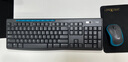 罗技（Logitech）MK275 键鼠套装 无线键鼠套装 办公键鼠套装 全尺寸 商务键鼠套装 带无线2.4G接收器 黑蓝色 实拍图