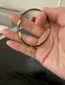 六福珠宝钢丝绳手绳转运珠配饰配件 约18.5cm-B3款姜黄色1.5mm钢丝绳 实拍图