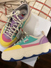 FILA 斐乐官方【杨幂同款】女ROCK摩登帆布鞋2025春夏时尚休闲运动鞋 实拍图