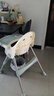 荆婴坊宝宝餐椅吃饭可折叠便携式家用婴儿椅子多功能餐桌椅座椅儿童饭桌 天青普通款【双层餐盘+槽】折叠 实拍图