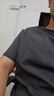 京东京造t恤男短袖男士t恤夏衣服男装白小T男女 苏超定制 深灰色 XL 实拍图