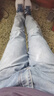 真维斯（Jeanswest）王一博代言牛仔裤男春秋季新款舒适修身直筒高端潮牌休闲长裤子男 蓝色+深蓝【夏款组合】 32 码(2尺5) 实拍图