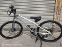 凤凰儿童自行车6到12岁8-10-15岁男女孩单车小学生变速山地车新款 【珊瑚灰】7级变速双碟刹 24寸【建议身高135-155cm】 实拍图
