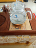 金灶（KAMJOVE）涌泉式自动上水电热水壶 玻璃烧水壶家用智能保温电茶壶茶具电茶炉茶台烧水壶一体 0.8L H9 (20*37cm)竖版按键 实拍图