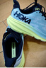 HOKA ONE ONE男款夏季克利夫顿 9跑步鞋CLIFTON 9轻量透气缓震 晶石蓝/灰蓝色 40 实拍图