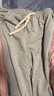 NASA GISS休闲裤男宽松直筒阔腿裤潮流长裤子 花灰直筒常规 (190/92A)3XL 实拍图
